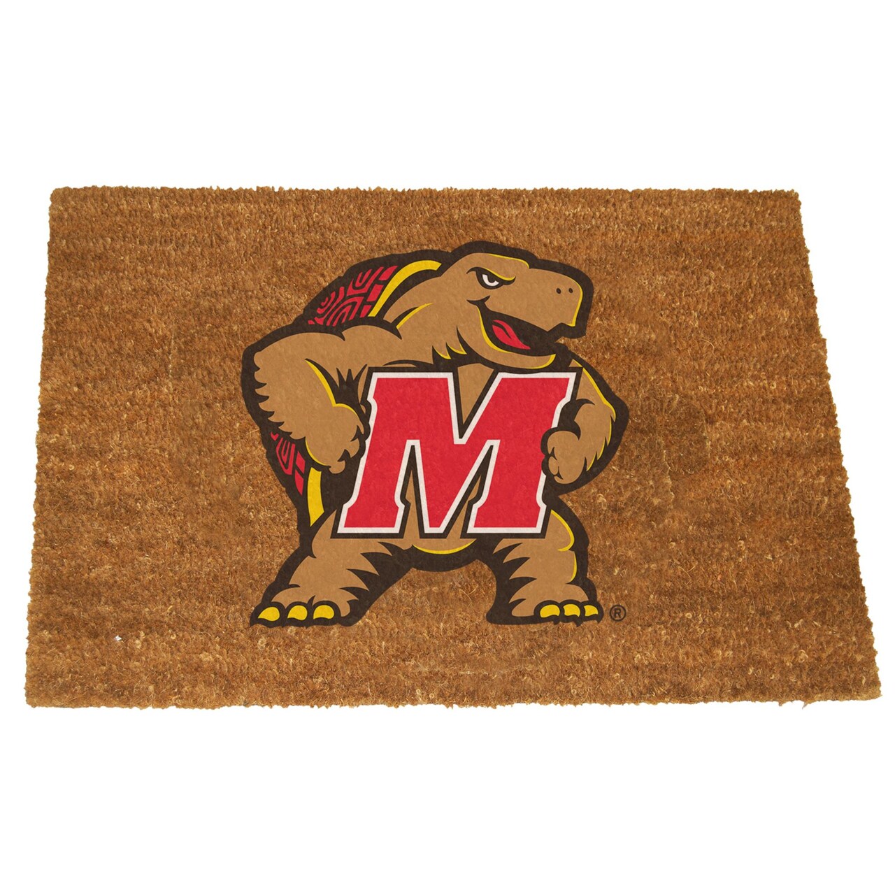 Memory Company NCAA Maryland Terrapins Rectangular Coir Door Mat 29.5" x 19.5"